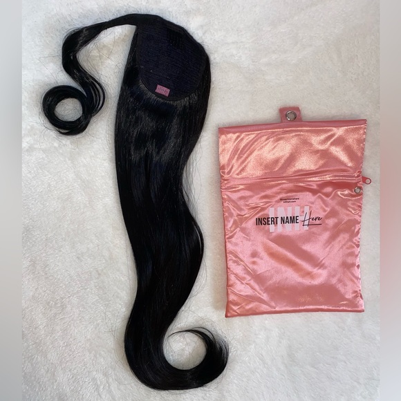 INH 26” Ponytail Hair Extensions Jet Black - Picture 7 of 15